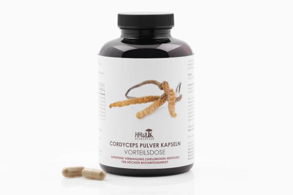Cordyceps Pulverkapseln, 120 Kapseln